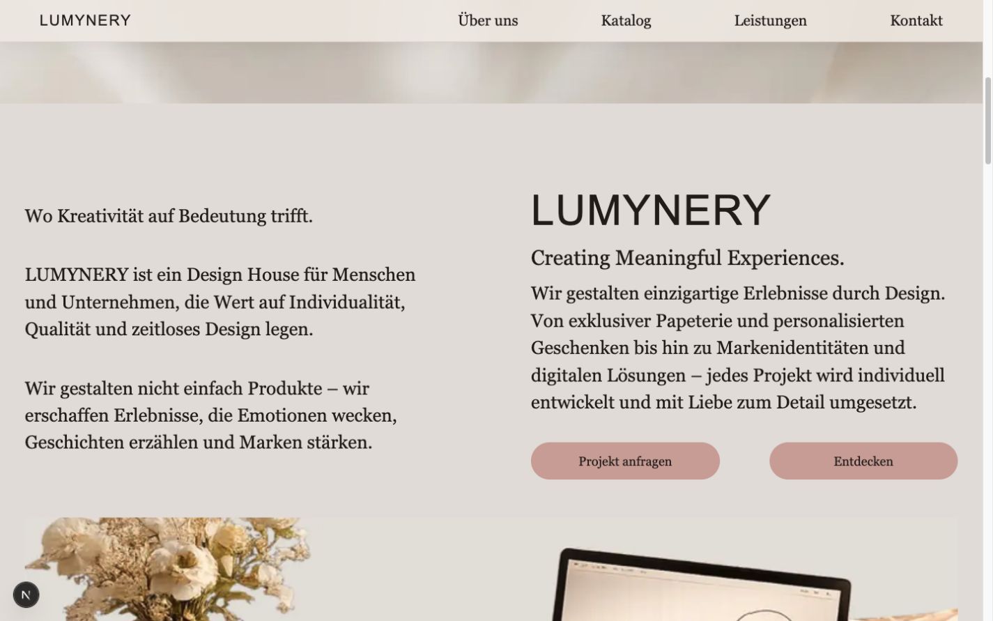 Lumynery interface view 6